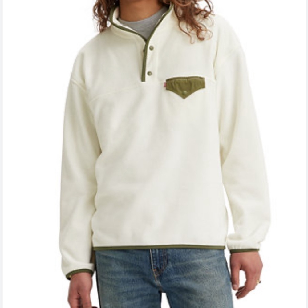 Levi’s Men’s Barstow Relaxed fit fleece Sweatshirt size XXL‎